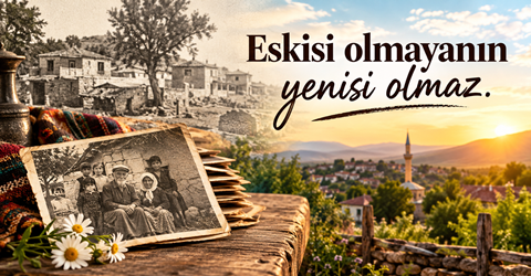 Geçmişin izleriyle geleceğe uzanan hayat. Eskisi olmayanın yenisi olmaz.